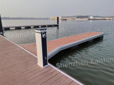 China Waterproof Decking Aluminum Floating Dock HDPE EPS Foam Floats Marine Pontoon Pier for sale