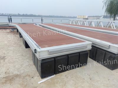China 6061 T6 Aluminum Floating Pontoon With PE Floats Aluminum Floating Docks Floating Boat Docks for sale