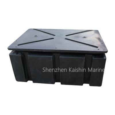 China Black Customized 480-600kgs LLDPE Floater For Floating Bridge Dock for sale