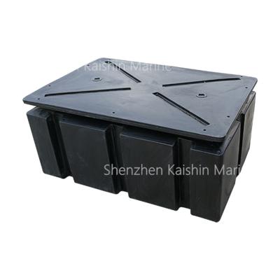 China Modular HDPE Marine Floating Dock EPS Foam Cube Floating Pontoon Dock 1200x800x500mm for sale