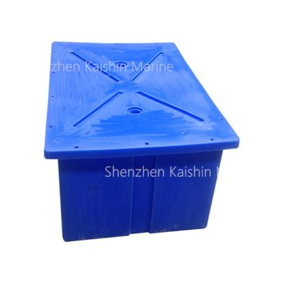 China Square Modular Floating Pontoon Black Color LLDPE And EPS Foam Plastic Pontoon Dock à venda