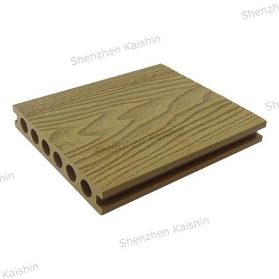 China Marine Dock Floor With WPC Decking / Floating Dock  Kaishin Band Co-extrusion Wood Plastic Composite Decking for sale