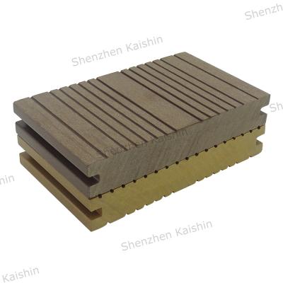 China Wholesale Plastic Wood Deck Wood Plastic Composite Decking Outdoor Wood Outdoor Patio And Deck Flooring Interlocking for sale