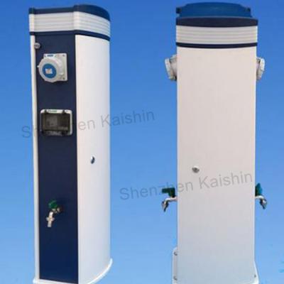 China Floating  Platform Supply Power Pedestal Marine Power Pedestal With Light Aluminum Alloy Water Power Pedestal for sale