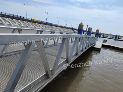 China 6061 T6 Anodised Aluminum Gangway Ramps Floating Dock Aluminum Gangways for sale