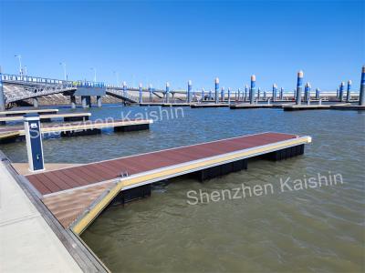China Pontoon de pasarela flotante de aleación de aluminio de Marina Finger Dock personalizado en venta