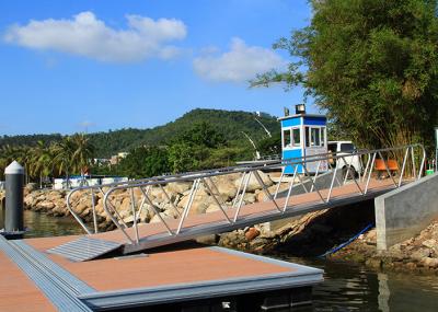 China Aluminum Alloy 6061-T6 Floating Dock Aluminum Gangways Marine floating dock walkway en venta