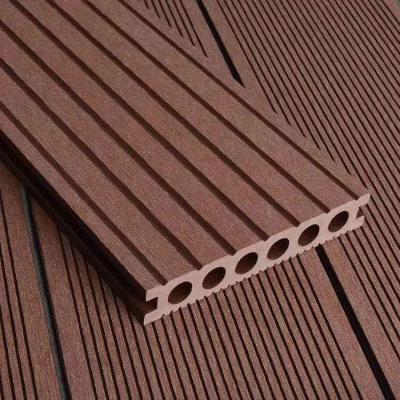 China Waterproof Wood Plastic Composite Composite Outdoor Exterior Decking Board WPC Decking Composite Outdoor Exterior for sale