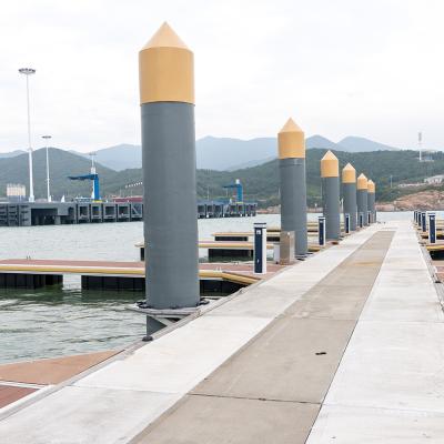 China White Marina Dock Piling Caps Normal Specifications D325 D410 D500 for sale