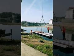 Aluminum Floating Pontoon Docks Pier Design For Marine