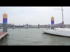 Aluminium Docks Floating Pontoon With Marine Accessories