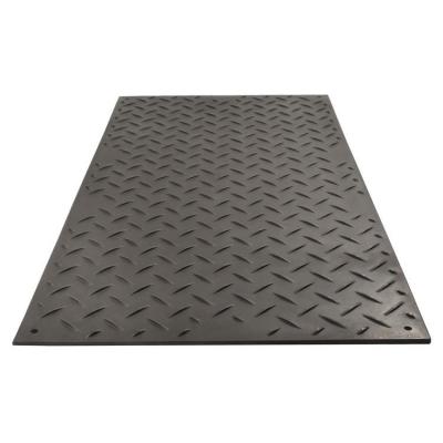 China 4x8ft Outdoor Composite Plastice HDPE Road Plate Ground Protection Mats for sale