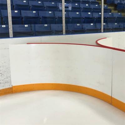 China 4x8 Feet Portable HDPE Plastic Ice Rink Barrier Hockey Shooting Rink Dasher Board for sale
