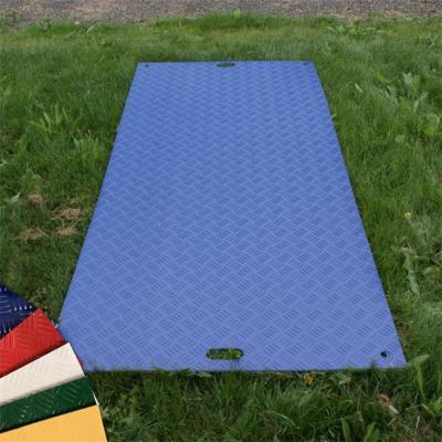 China 2*4ft Plastic Temporary Ground Protection HDPE Track Construction Road Mats for sale