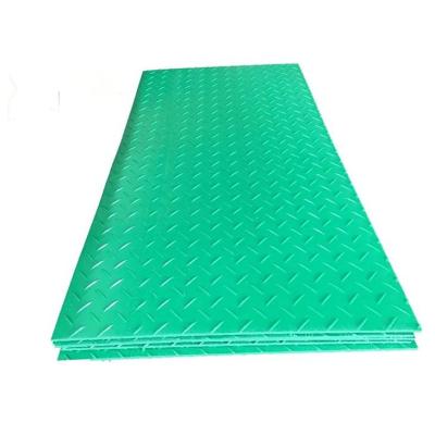 China Durable Green Plastic HDPE Ground Roads Swamp Mat For Excavators Construction for sale
