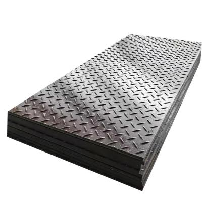 China Composite HDPE Construction Track Ground Protection Mats For Temporary Access Road for sale