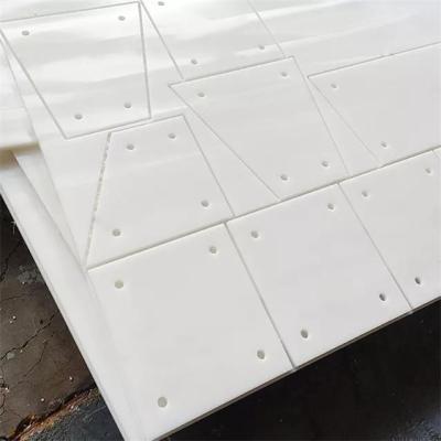 China Desgaste branco - folha resistente do forro de UHMWPE para a placa de aço do forro do silo de grão do silo à venda