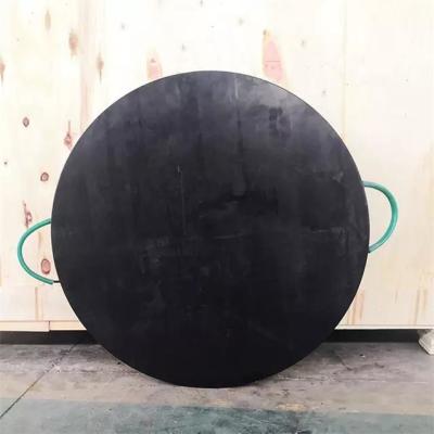 China Impacto - guiga plástica móvel resistente Jack Pads do HDPE do guindaste dos cantos de círculo à venda