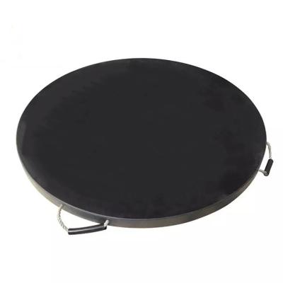 China Engineering Plastic Black Round Ground Bearing HDPE Pump Truck Outrigger Pad for sale