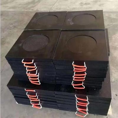 China Polyethylene Composite Outrigger Block Crane Pads PE Cribbing Sleeper Jack Mats for sale