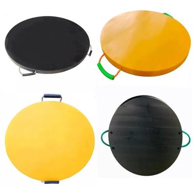 China Temporary HDPE Crane Foot Support Plate Jack Outrigger Pad For Construction for sale