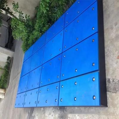 China Blue Anti Collision Plastic Boat Marine Fender Face Pad UHMWPE Dock Buffer Pad for sale