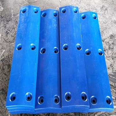 China Blue Composite UHMWPE Cell Open Port Arch Fenders For Rubber Marine Fenders for sale