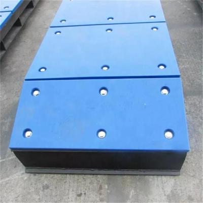 China Curved Engineering Plastic Dock Fender Face Pads UHMWPE Marine Dock Bumpers for sale