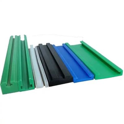 China Customized Magnetic Bend Polyethylene Curve UHMWPE Chain Guide Track Rail for sale