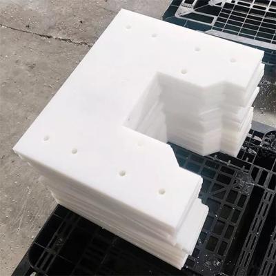 China Polyethylene Fabrication Conveyor Flight Paddle White UHMWPE Machined Parts for sale