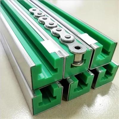 China Polyethylene Conveyor Chain Guides Wear Resistant UHMWPE Linear Guide Rail for sale