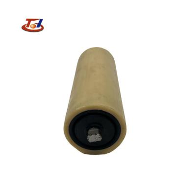 China High Performance Black UHMWPE Plastic Carring Conveyor Return Idler Rollers for sale