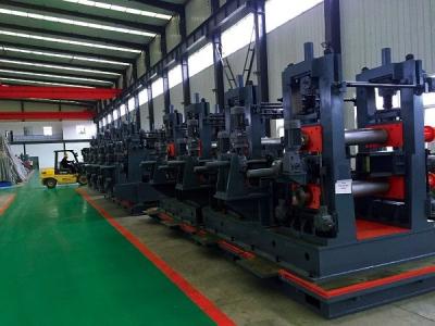 China ERW273 Thickness 10mm Automatic Steel Pipe Production Line PLC Control for sale