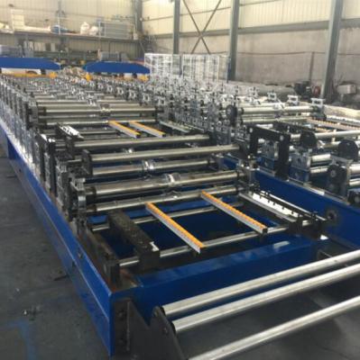 China 20GP 40GP Corrugated Iron Roofing Sheet Making Machine Roof Panel Roll Forming Machine for sale