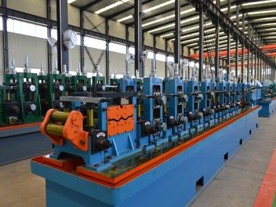 China 380-480V 3-12m length GI Pipe Making Machine Erw Tube Mill Machine for sale