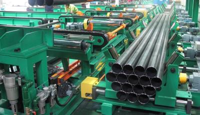 China Robotic 2-6 Meters Metal Pipe Packing Machine Fully Automatic for sale