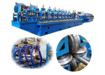 China High Frequency 4mm Thick ERW Tube Mill Iron Carbon Steel Pipe Making Machine for sale