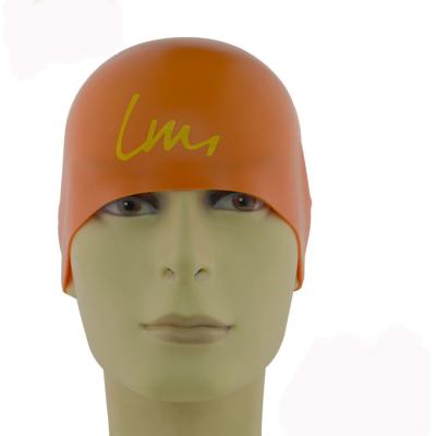 中国 大人の水泳の競争のための防水3Dドームのシリコーンのトライアスロンの帽子 販売のため