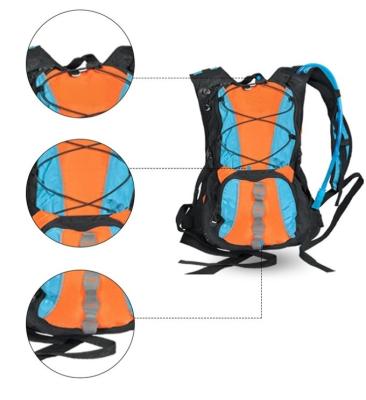 China 600D Polyester Waterproof Hydration Backpack With Bladder Bite Valve for sale
