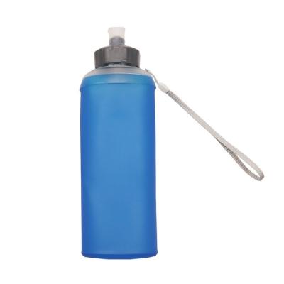 China OEM ODM Sport Squeeze Soft Flask Water Bottle Portable Collapsible for sale