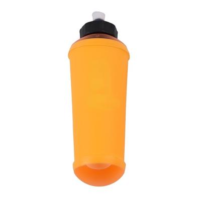 China 800ML 1.5L Triathlon Bike Water Bottle Collapsible Soft with lid for sale