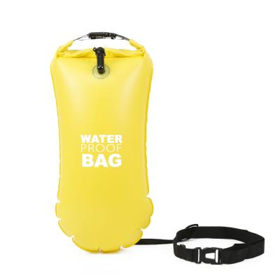 China 8.5L Open Water Swimming Tow Float Collapsible Waterproof Storage Bag for sale