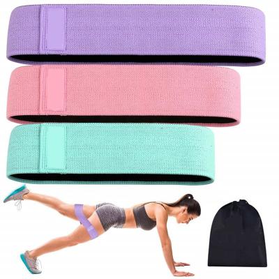 China 60cm 90cm Workout Recovery Equipment Hip Band Resistance Loop Set for sale