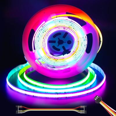 China RGB WS2811 IC COB LED Strip Lights Addressable Chasing Color RGB LED Multicolored Strips for Home DIY Lighting Projects for sale
