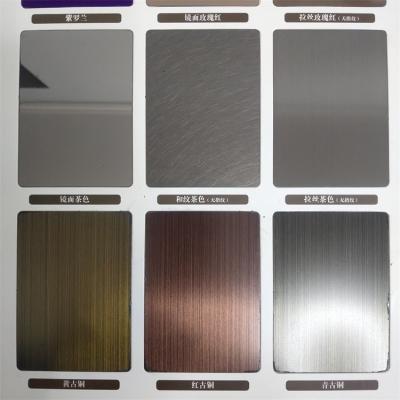 China 0.6mm Hairline Stainless Steel Sheet Hot Rolled Corrosion Resistant for sale