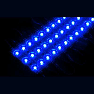 China Advertising Light Boxes USA LED Module 12V 1.32W 3 Chip LED Module CE RoHS Certification RGB LED Running Blue Module for sale