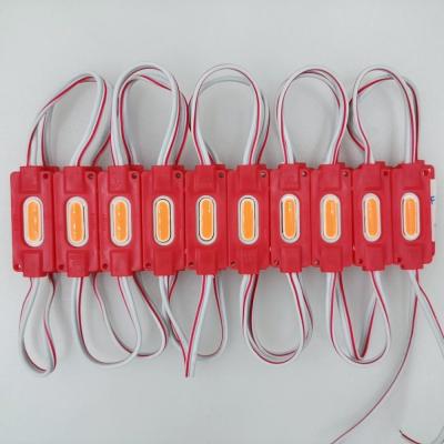 China Advertising LED Light Boxes COB Module Light 0.72W IP65 120 degree12V DC Colorful Red Light LED Modules for sale