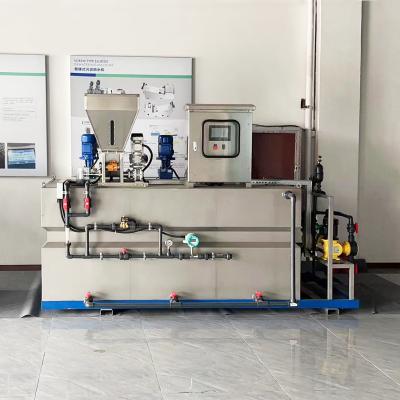 China Polímero automático de acero inoxidable que dosifica el dispositivo de dosificación químico de las aguas residuales de la máquina en venta