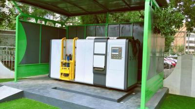 China PLC SUS304 Organic Food Waste Composting Machine Kitchen Composter 2000/D for sale