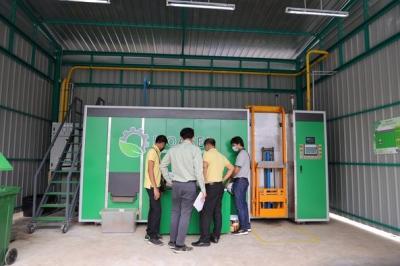 China 2000kg Orgain Waste Automatic Composter Machine Food Waste Grinder Composting OEM for sale
